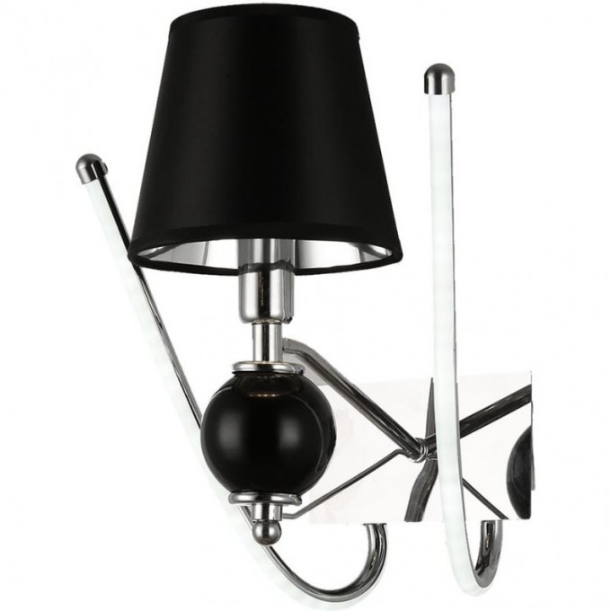 Бра HIPER 1хE14х40Вт + LED 9Вт BLACK/CHROME H809-1 Бра HIPER 1хE14х40Вт + LED 9Вт BLACK/CHROME H809-1