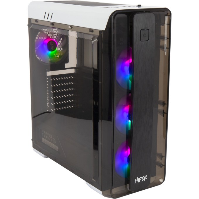Компьютерный корпус Mid-Tower HIPER Gaming M11 FRGB-WT Компьютерный корпус Mid-Tower HIPER Gaming M11 FRGB-WT