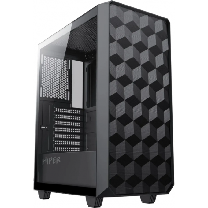 Корпус ATX HIPER , Midi-Tower, без БП, черный BH34-1 Корпус ATX HIPER , Midi-Tower, без БП, черный BH34-1