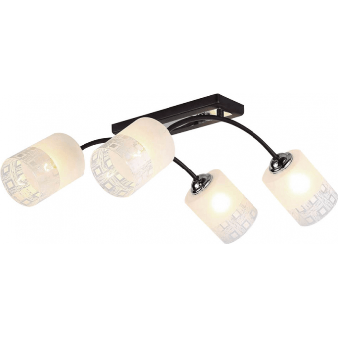 Люстра HIPER 4хE27х60Вт BLACK/CHROME H010-4 Люстра HIPER 4хE27х60Вт BLACK/CHROME H010-4