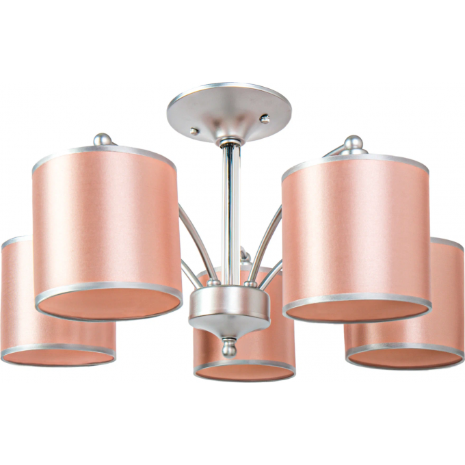 Люстра HIPER 5E1440Вт SILVER/PINK H161-5 Люстра HIPER 5E1440Вт SILVER/PINK H161-5