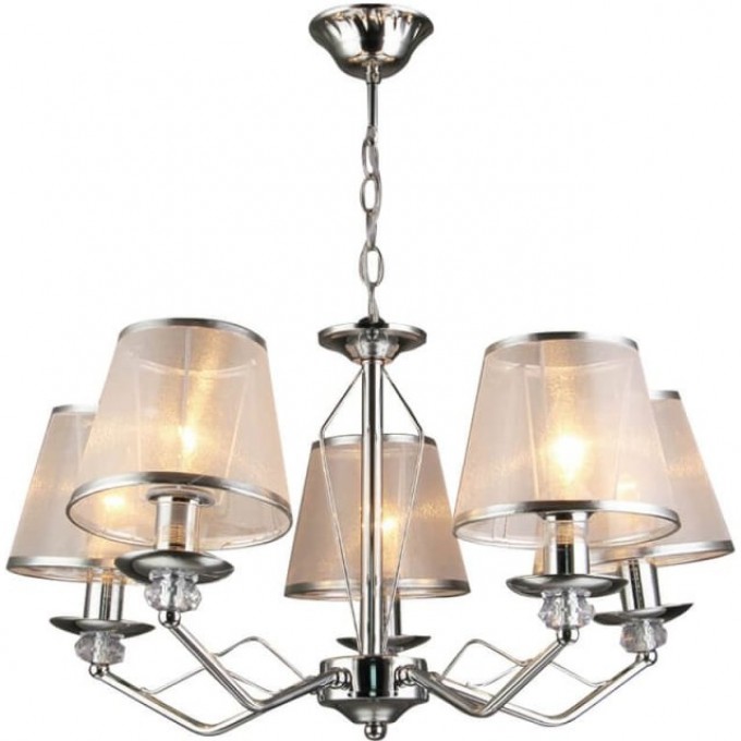 Люстра HIPER 5хE14х60Вт CHROME/WHITE H027-5 Люстра HIPER 5хE14х60Вт CHROME/WHITE H027-5