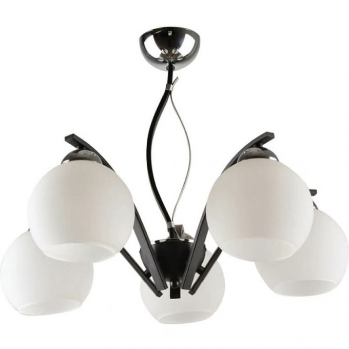 Люстра HIPER 5хE27х60Вт WENGE/CHROME H015-5 Люстра HIPER 5хE27х60Вт WENGE/CHROME H015-5