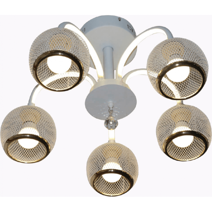 Люстра HIPER COMBI 5хE27х60Вт+LED WHITE H017-5 Люстра HIPER COMBI 5хE27х60Вт+LED WHITE H017-5