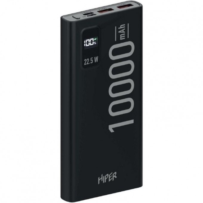 Мобильный аккумулятор HIPER AIR 10000 10000mAh 3A QC PD 3xUSB черный AIR 10000 BLACK Мобильный аккумулятор HIPER AIR 10000 10000mAh 3A QC PD 3xUSB черный AIR 10000 BLACK