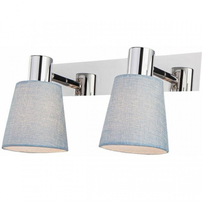 Поворотный светильник HIPER 2хE14х40Вт CHROME/BLUE H113-2 Поворотный светильник HIPER 2хE14х40Вт CHROME/BLUE H113-2