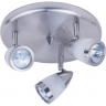 Поворотный светильник HIPER 3хGU10х50Вт NICKEL H076-3