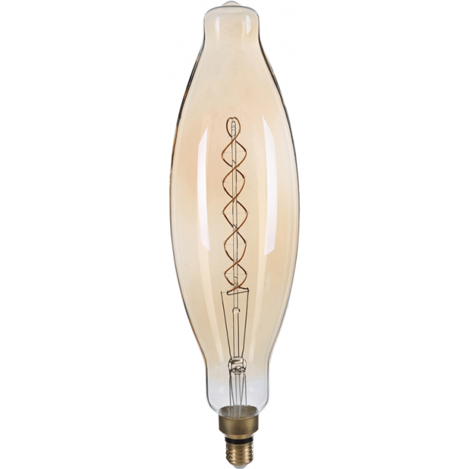 Светодиодная лампочка HIPER VINTAGE FILAMENT FLEXIBLE BT120 8W 570Lm E27 120420 1800K AMBER HL-2204 Светодиодная лампочка HIPER VINTAGE FILAMENT FLEXIBLE BT120 8W 570Lm E27 120420 1800K AMBER HL-2204