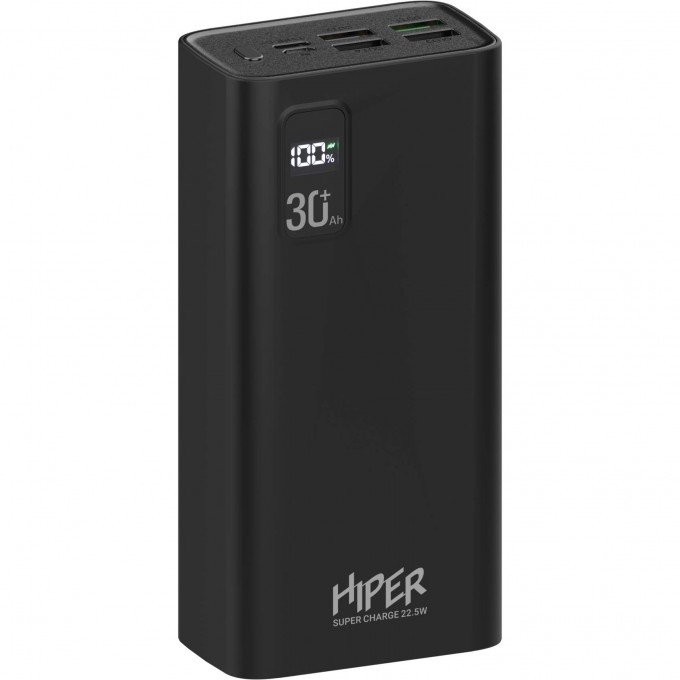 Внешний аккумулятор HIPER FAST 30000 Black EP 30000 BLACK Внешний аккумулятор HIPER FAST 30000 Black EP 30000 BLACK