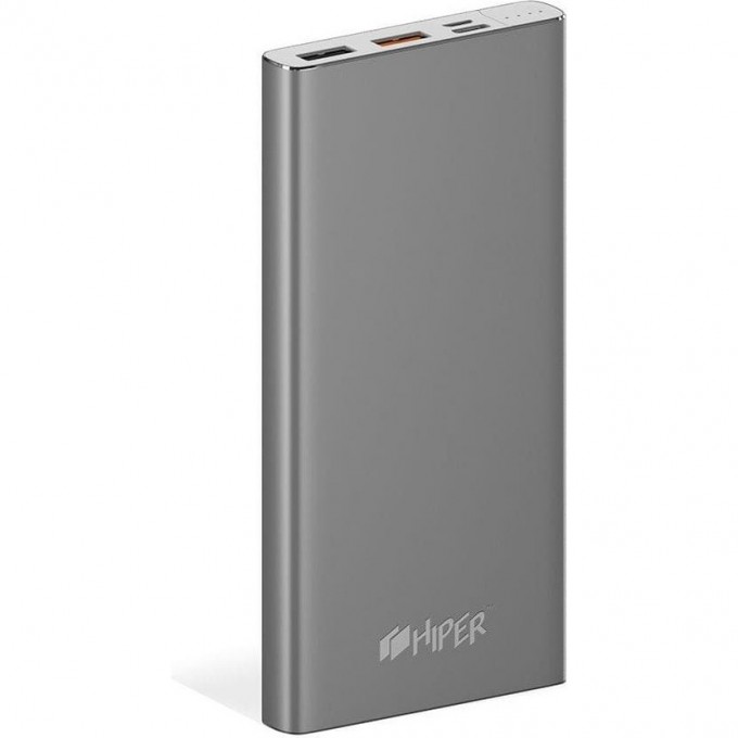 Внешний аккумулятор HIPER POWER BANK MPX10000 Space Gray Внешний аккумулятор HIPER POWER BANK MPX10000 Space Gray