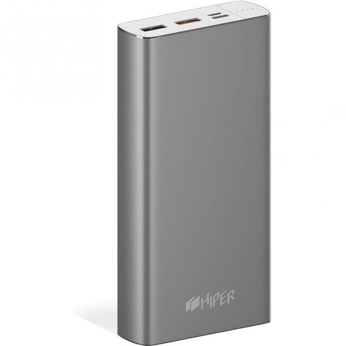 Внешний аккумулятор HIPER POWER BANK MPX20000 Space Gray Внешний аккумулятор HIPER POWER BANK MPX20000 Space Gray
