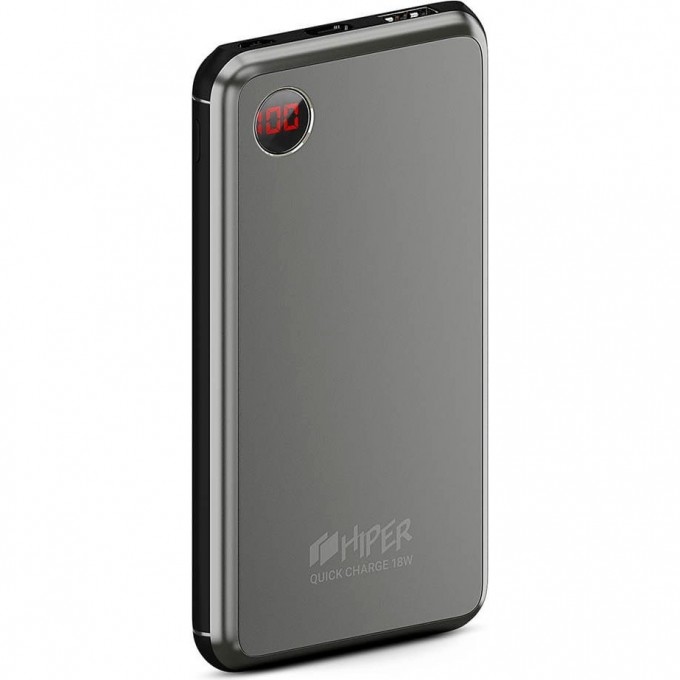 Внешний аккумулятор HIPER POWER BANK Steel 10 Space Gray Внешний аккумулятор HIPER POWER BANK Steel 10 Space Gray