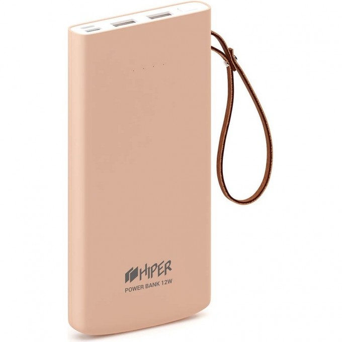 Внешний аккумулятор HIPER POWER BANK Travel10k Peach Внешний аккумулятор HIPER POWER BANK Travel10k Peach