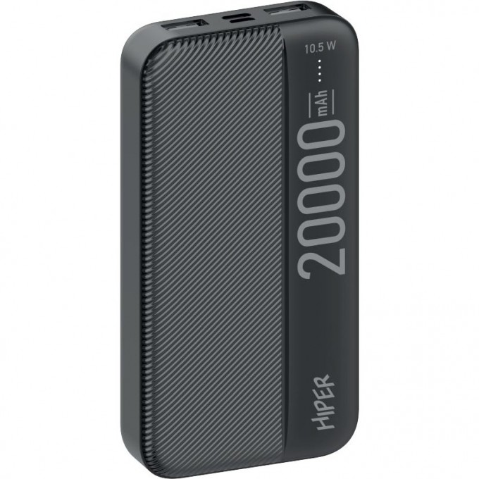 Внешний аккумулятор HIPER SM20000, 20000мAч Black SM20000 BLACK Внешний аккумулятор HIPER SM20000, 20000мAч Black SM20000 BLACK